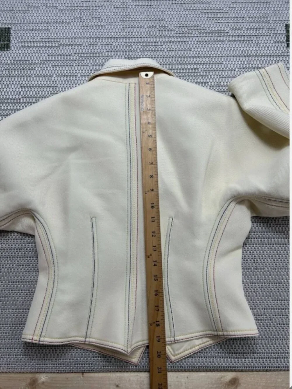 EUC TORY BURCH Cotton Twill Jacket - Neutrals $1,517 Size 2